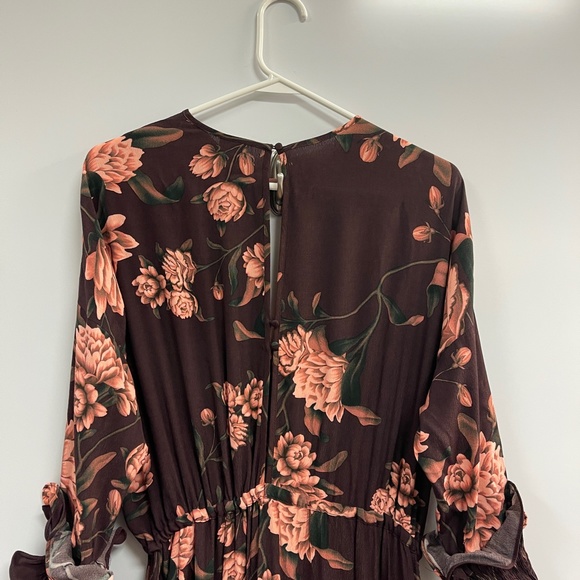 NWT Johanna Ortiz H&M‎ Collaboration Red Carpet floral Dress Sz Small - Picture 10 of 16